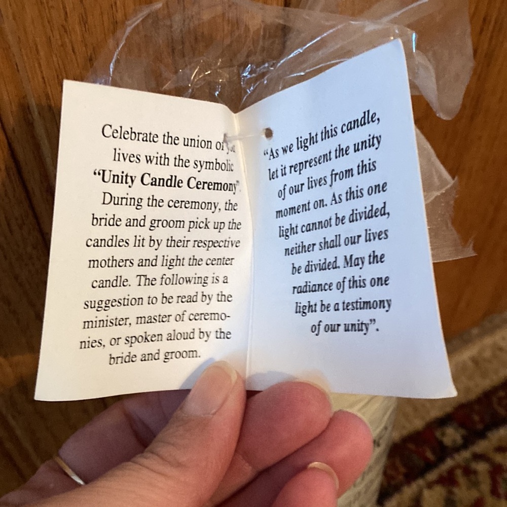 Unity Candle LOVE - Picture 4 of 5